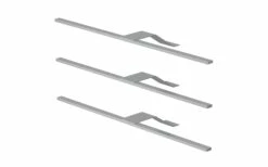 3er-Set LED Schrankbeleuchtung Für Jutzler-Schränke, Aluminiumfarbig, Breite 50 Cm, Dimmbar