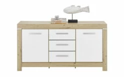 Sideboard Balin, Weiß, Artisan Eiche Nachbildung