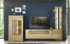 Hartmann Wohnwand Knud, Kernbuche Gebürstet Massiv