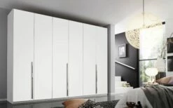 Drehtürenkleiderschrank Montclar, Alpinweiß, Breite 301 Cm