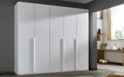 Drehtürenkleiderschrank Purisma, Alpinweiß, Breite 251 Cm