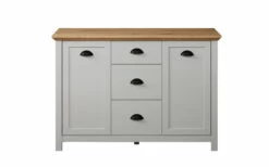 Sideboard Landside, Artisan Eiche Nachbildung, Lichtgrau Melamin