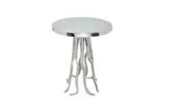 Beistelltisch, Silberfarbig, 41 Cm