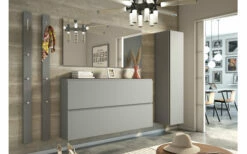 Dielengarderobe Gardasee, Taupe