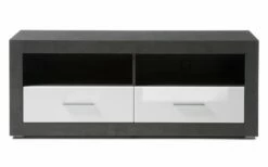 Wohnkombination Etero, Dark Concret, Weiß -HARDECK Verkäufe 271155