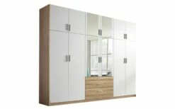 Drehtürenschrank Hildesheim-Extra In Alpinweiß/Eiche Sonoma-Nachbildung, Breite Ca. 271 Cm