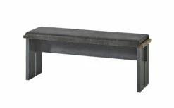 Bank Cardiff In Used Style Dark / Matera-Nachbildung, Mit Sitzkissen