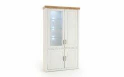 Kombi-Vitrine Brixen In Pinie-Aurelio-Nachbildung