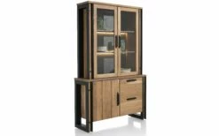 Büfett Makalu, Kikarholz Massiv, Inkl. LED-Beleuchtung