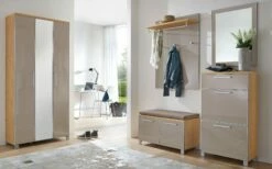 Dielenkombination Santina Set 3, Eiche Bianco/taupe