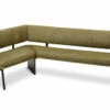 MONDO Eckbank Miteo In Olive, Metallgestell In Schwarz -HARDECK Verkäufe 779580
