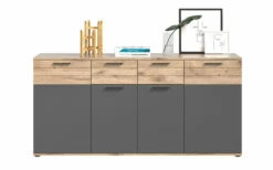 Kommode II Mason, Nox Oak Nachbildung/graphit