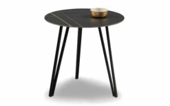 Beistelltisch Liv 2, Gesinteter Stein Dunkel