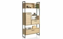 Raumteiler Ostrava, Eiche Natural Vintage