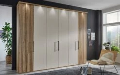 Drehtürenschrank Denver In Champagner, Breite 300 Cm