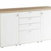 Sideboard Idamo, Tonweiss Matt, Alteiche Nachbildung -HARDECK Verkäufe 979272