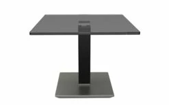 Beistelltisch Rimini Deluxe, Klarglas, Inkl. Höhenverstellung